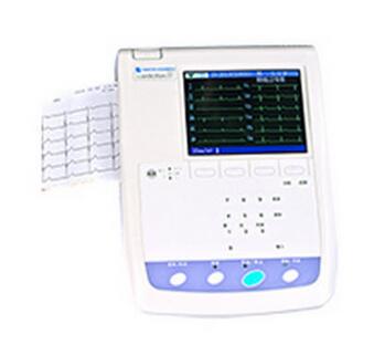 帶分析功能的6道打印中檔心電圖機 ECG-1250C/P 