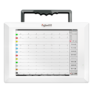 睿健<font color=red>數字心電圖機</font>ECG-12TB 